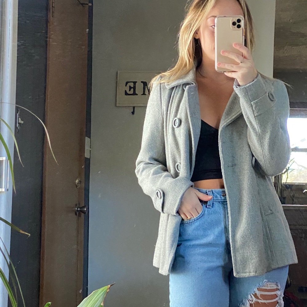Gray Peacoat